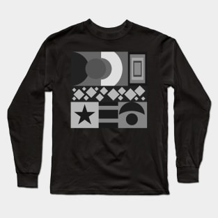 Neo geo abstract pattern Long Sleeve T-Shirt